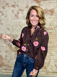 THML Ensley Floral Top