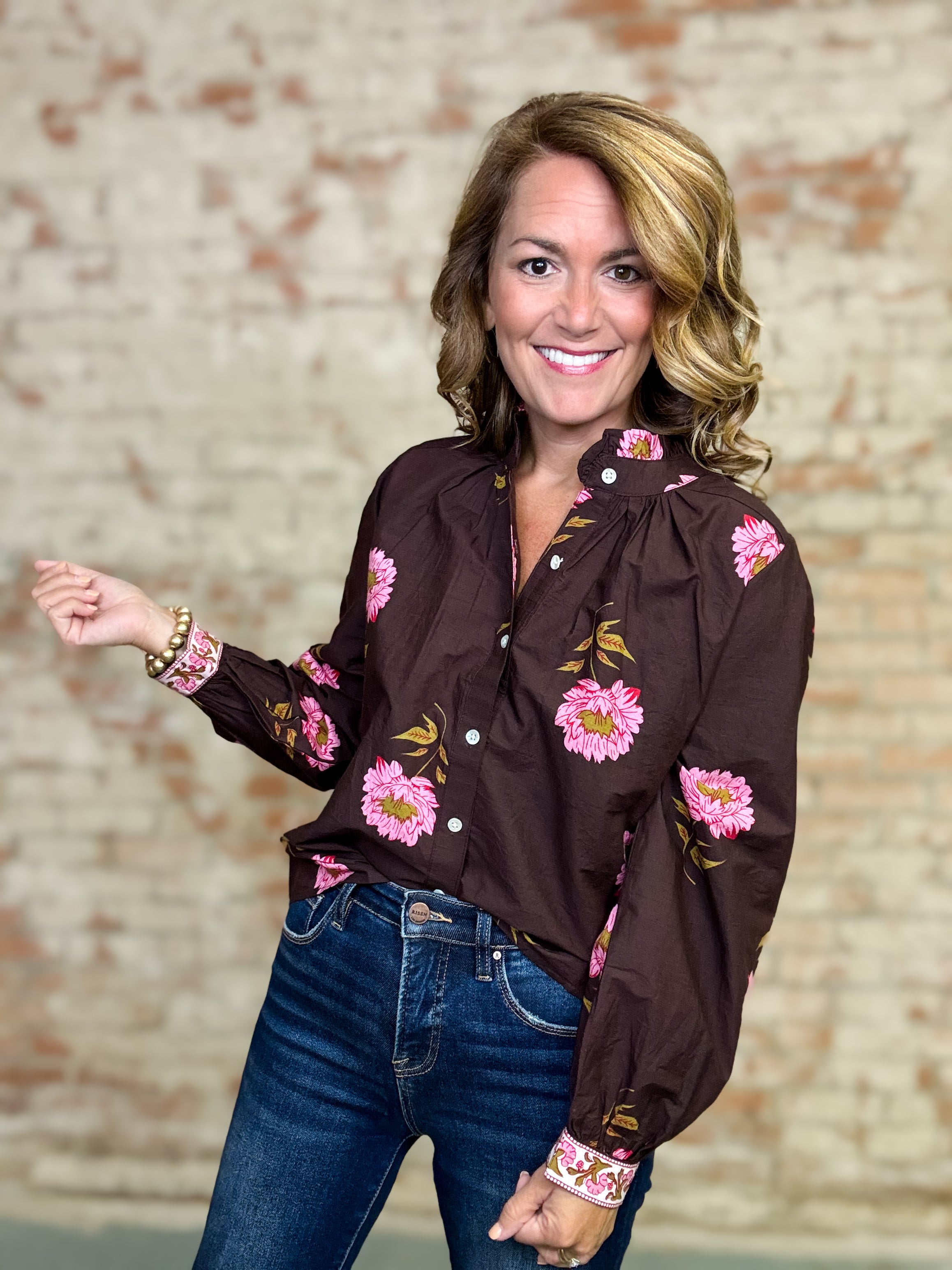 THML Ensley Floral Top
