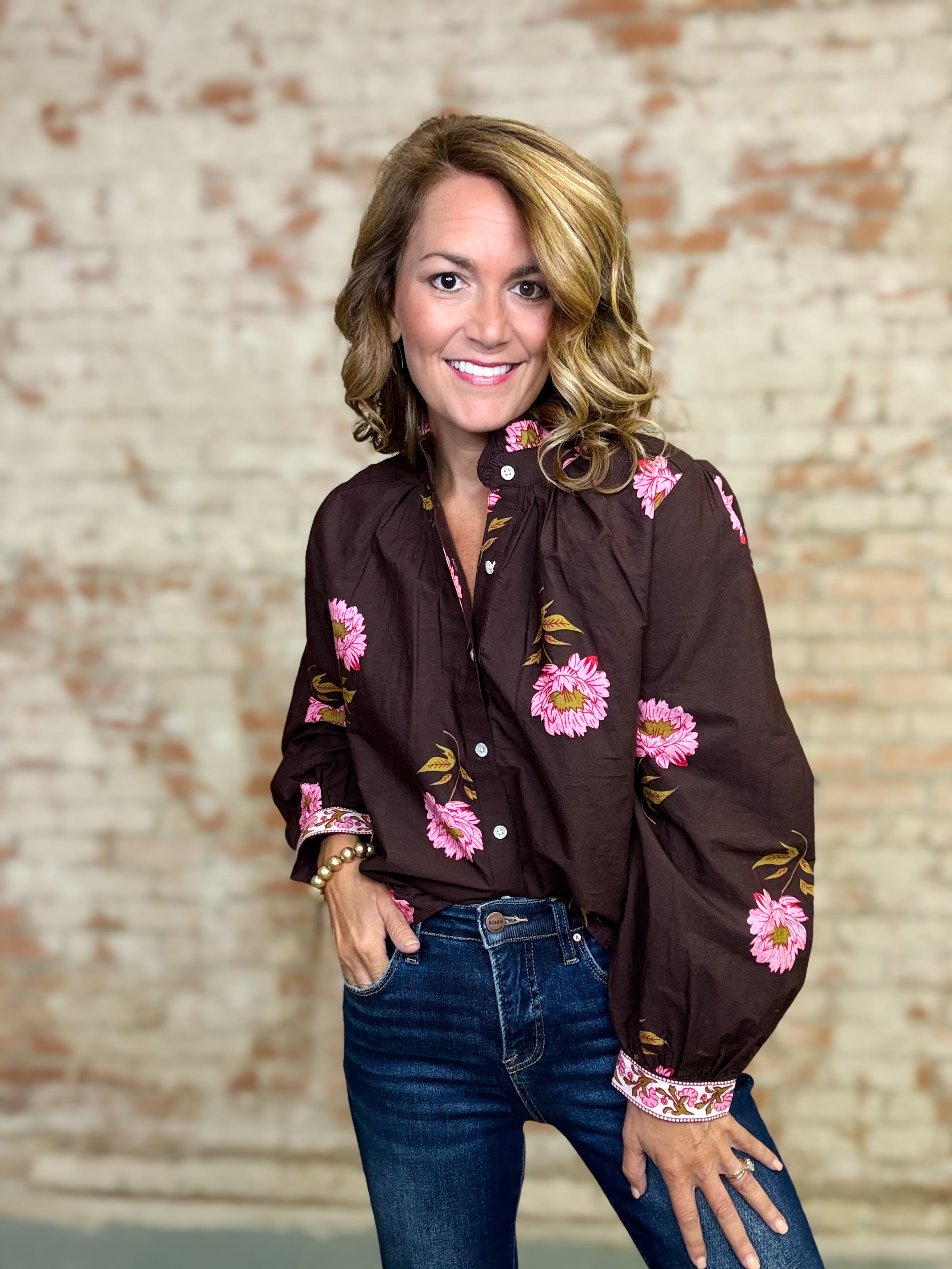 THML Ensley Floral Top
