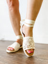 Renata Macrame Lace Up Sandals - FINAL SALE