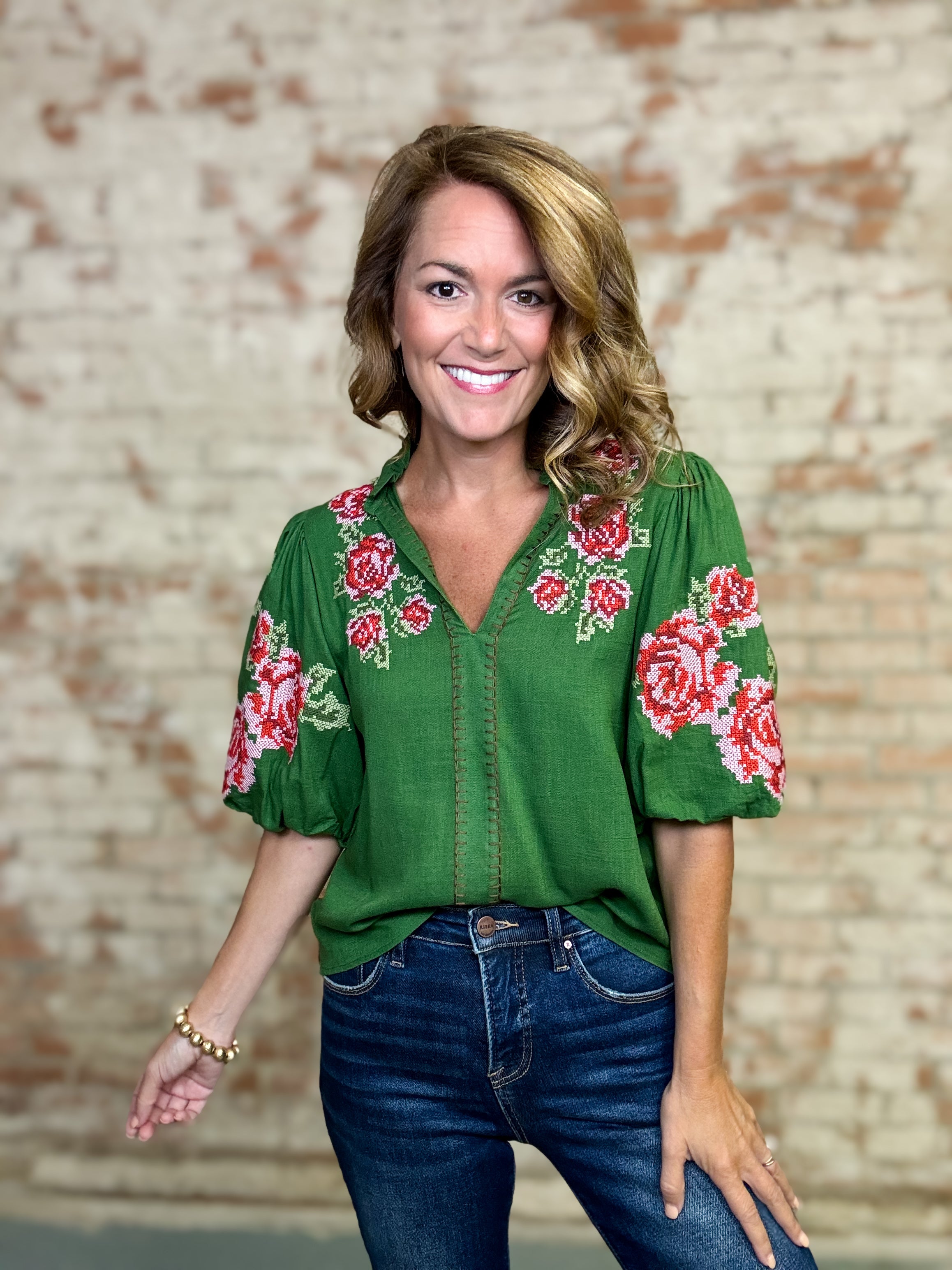 THML Vada Embroidery Top
