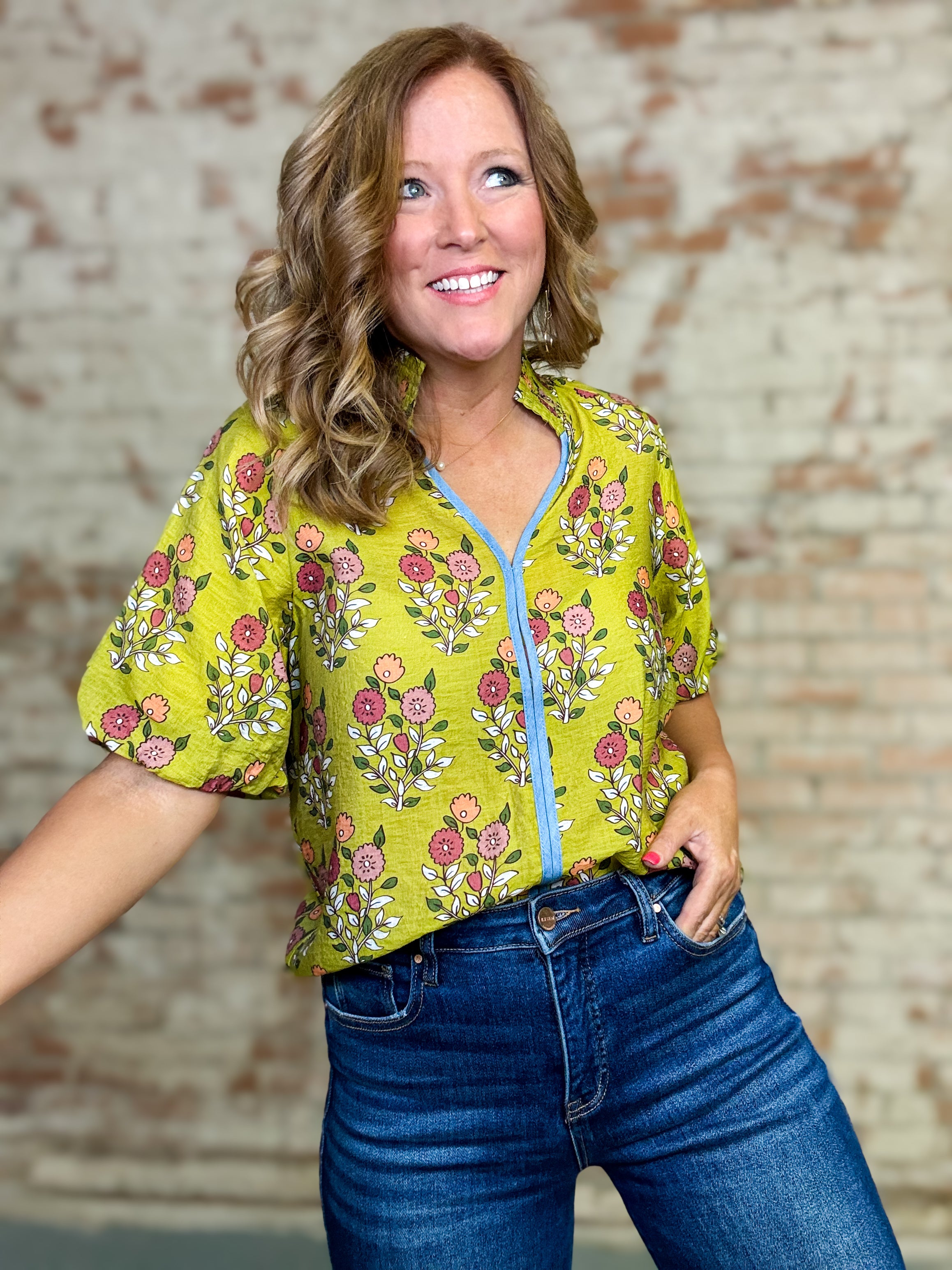 THML Suri Floral Top