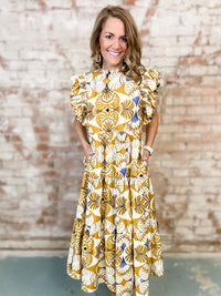 Hailey Flutter Sleeve Dress
