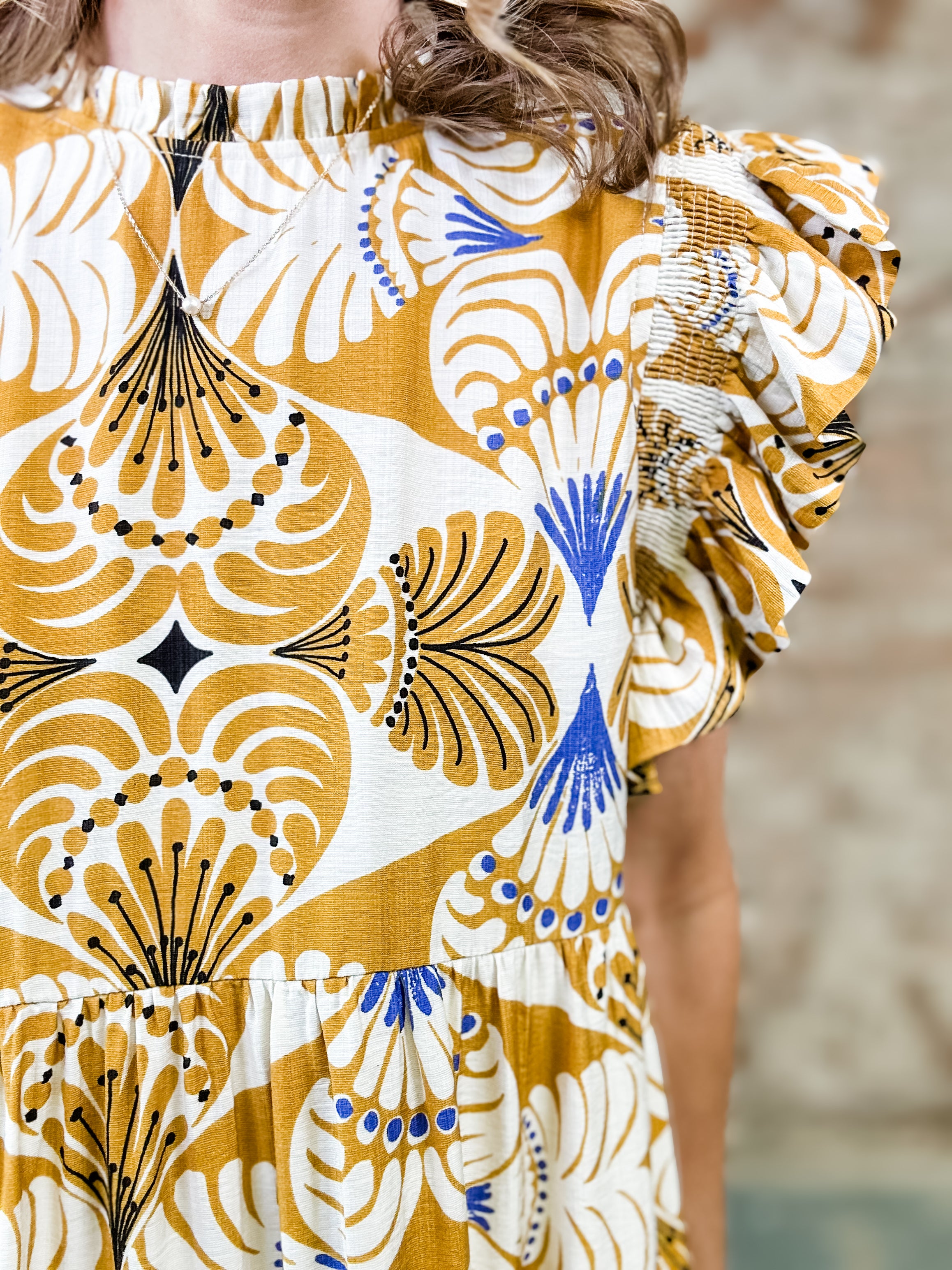 Hailey Flutter Sleeve Dress