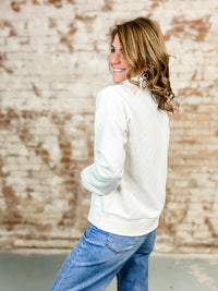 Sarahi Striped Collar Top