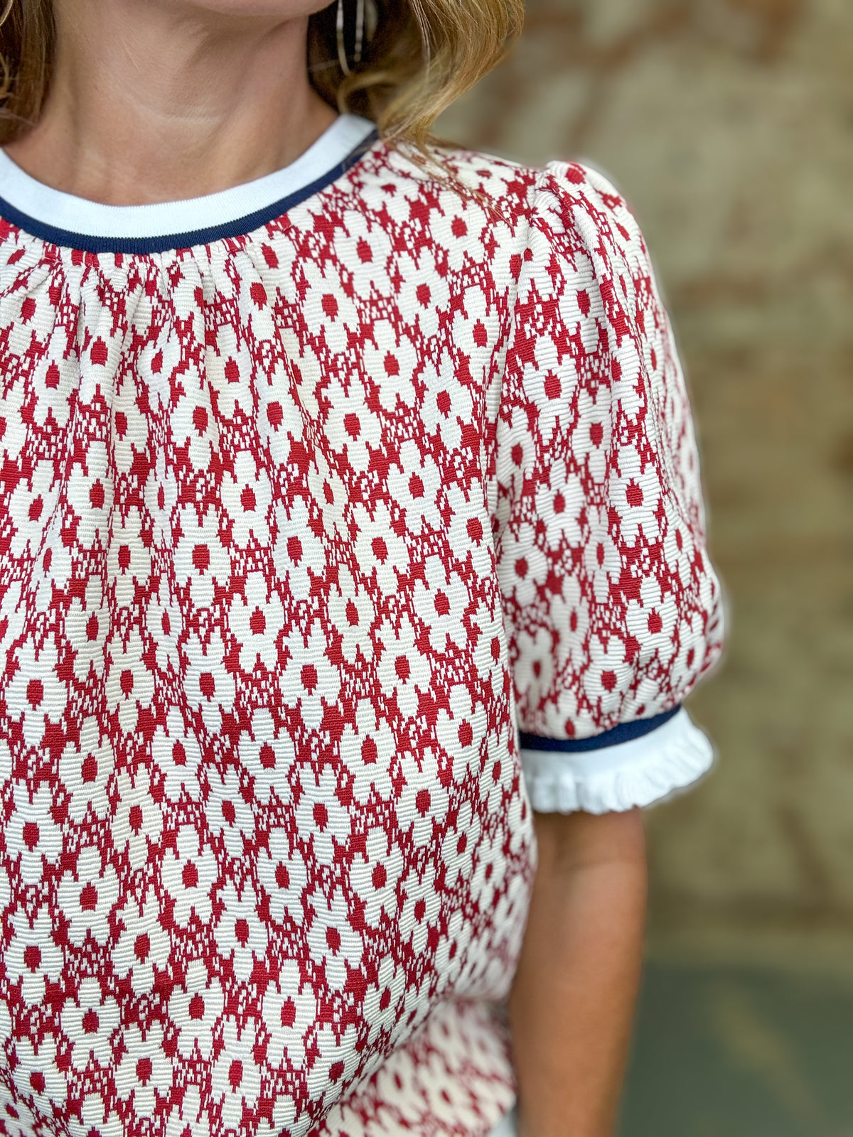 Brentley Floral Print Top