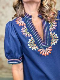 THML Brixton Embroidery Top