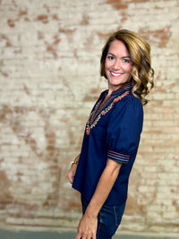 THML Brixton Embroidery Top