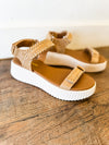 Vista Raffia Flatform Sandal