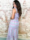 Polly Tiered Stripe Dress - FINAL SALE