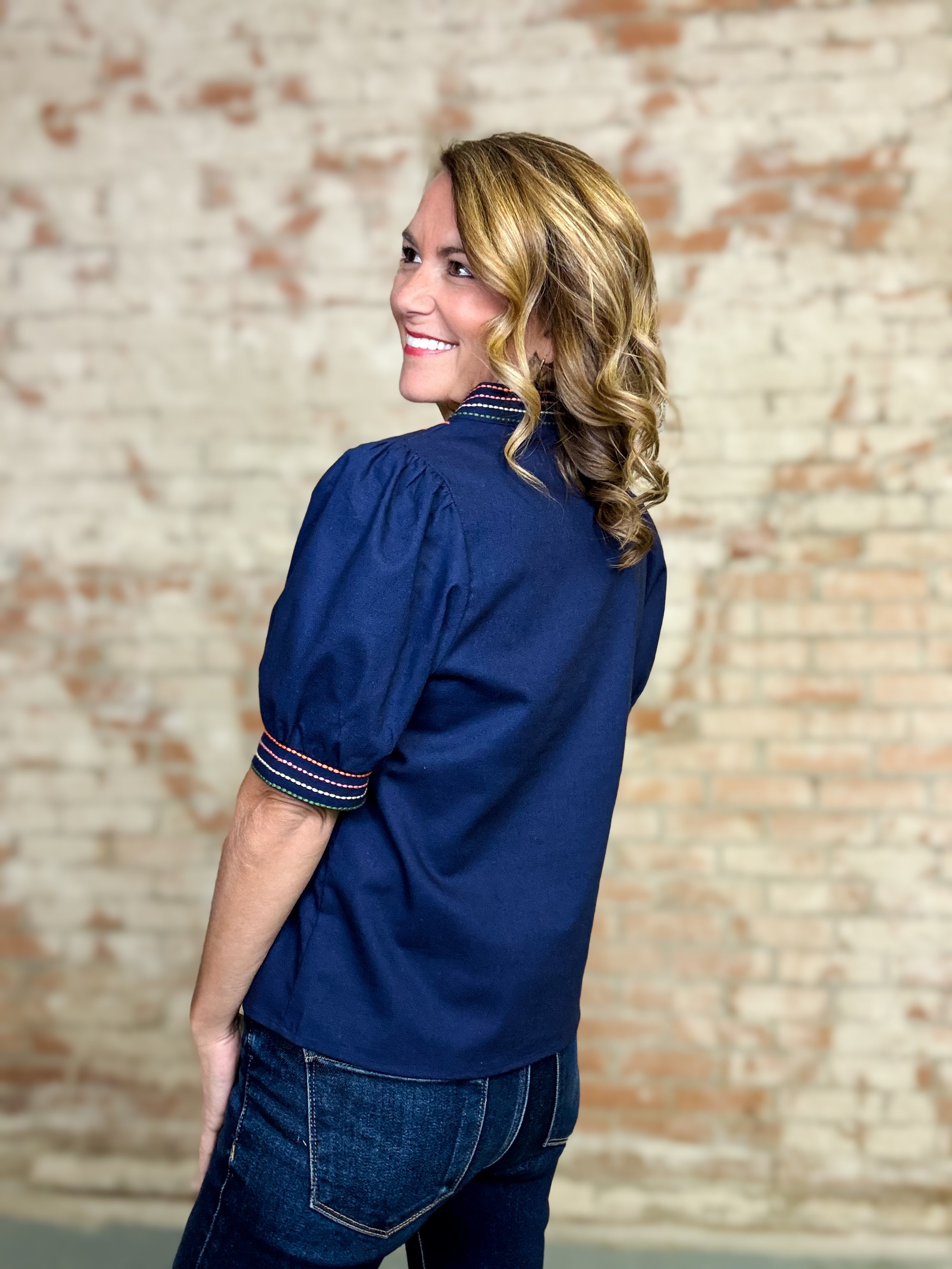 THML Brixton Embroidery Top