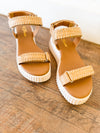 Vista Raffia Flatform Sandal