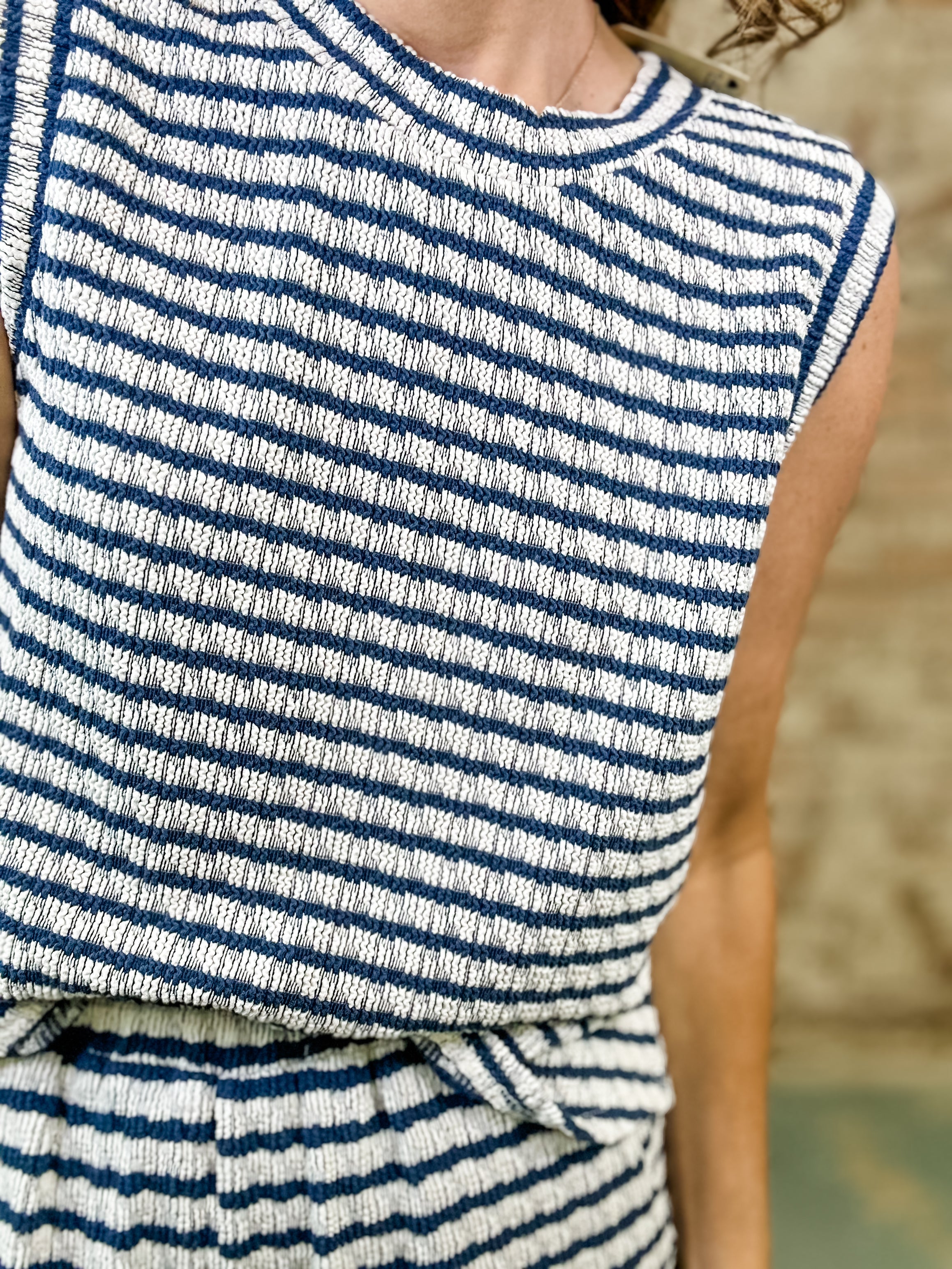 Leslie Stripe Pant Set