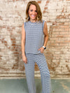 Leslie Stripe Pant Set