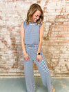 Leslie Stripe Pant Set