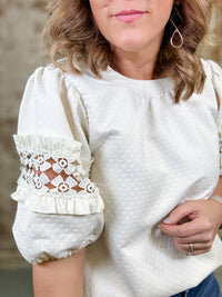 Alaia Short Puff Sleeve Top