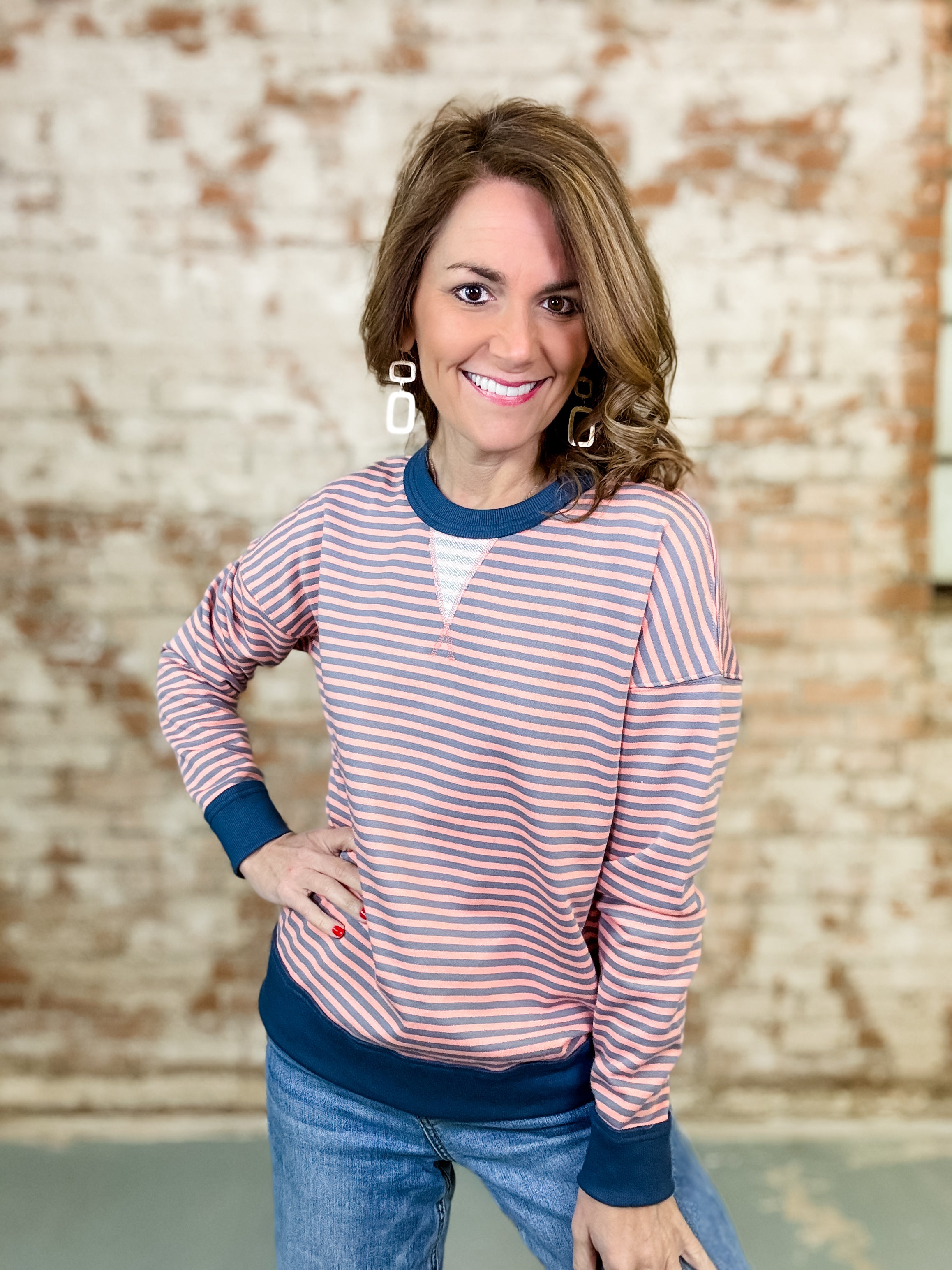 Jackson Striped Sweatshirt