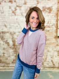 Jackson Striped Sweatshirt