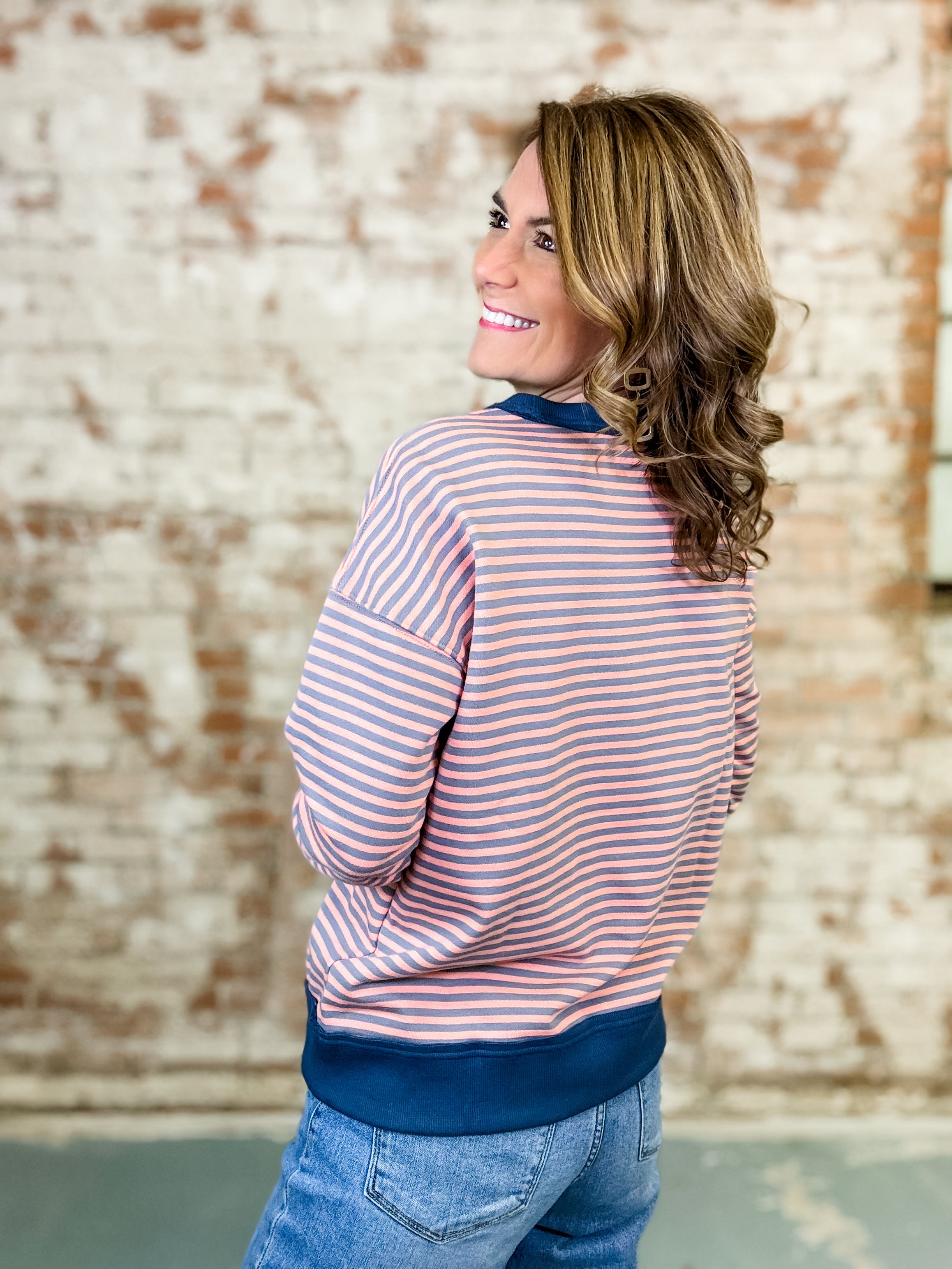 Jackson Striped Sweatshirt