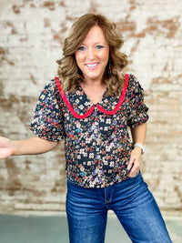 Soraya Collar Button Down Top