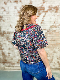 Soraya Collar Button Down Top