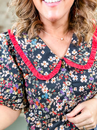 Soraya Collar Button Down Top