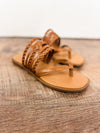 Garrick Cognac Multistrap Sandal