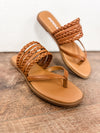 Garrick Cognac Multistrap Sandal