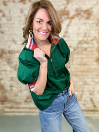 Allison Zip Front Top