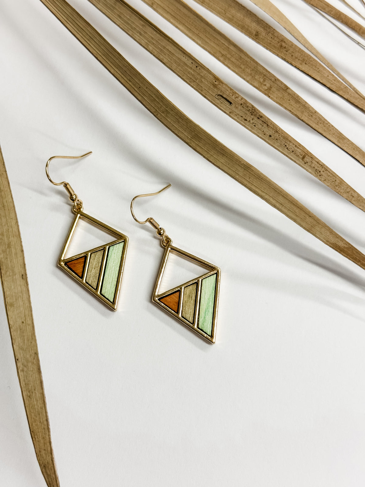 Anderson Boho Wood Earrings