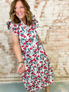 Tatum Flutter Sleeve Dress