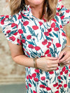 Tatum Flutter Sleeve Dress