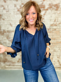 Analeia Tassel Tie Top