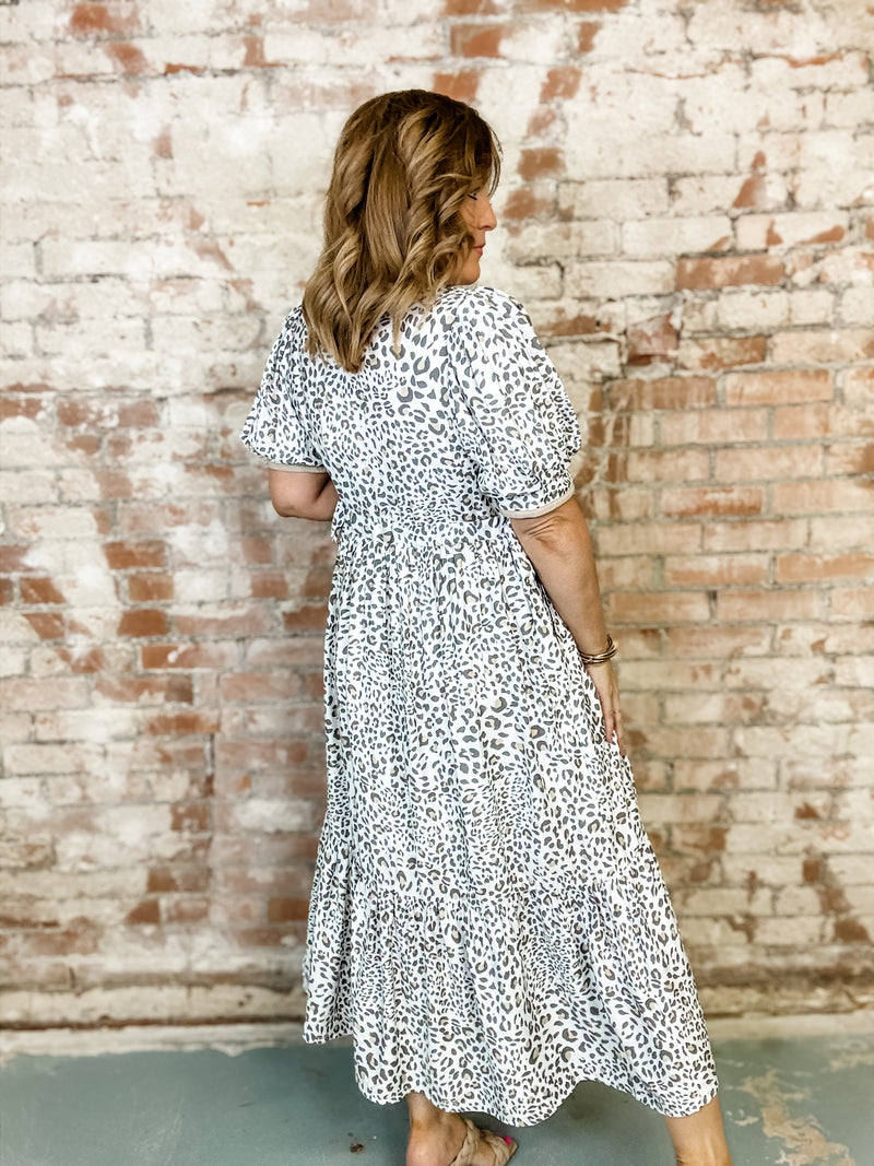 Heidi Leopard Print Dress