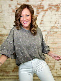 Celeste Washed Printed Top