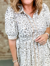 Heidi Leopard Print Dress