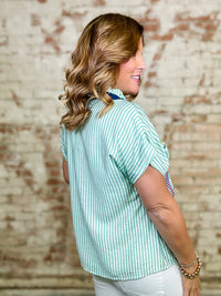 THML Nailah Floral Embroidered Top