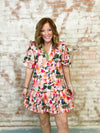 THML Angie Floral Print Dress