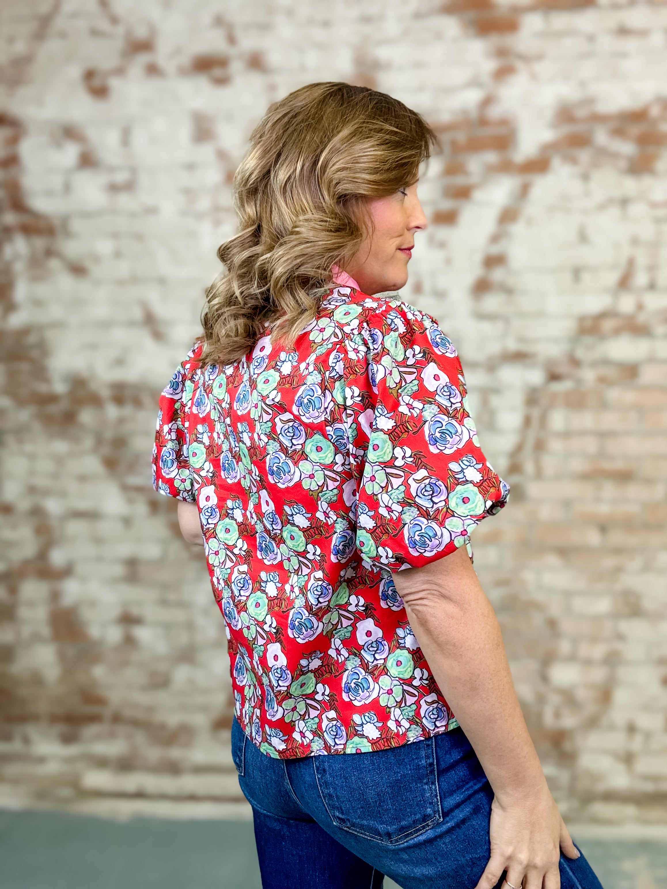 THML Levina Floral Top