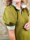 Della Stripe Detail Dress