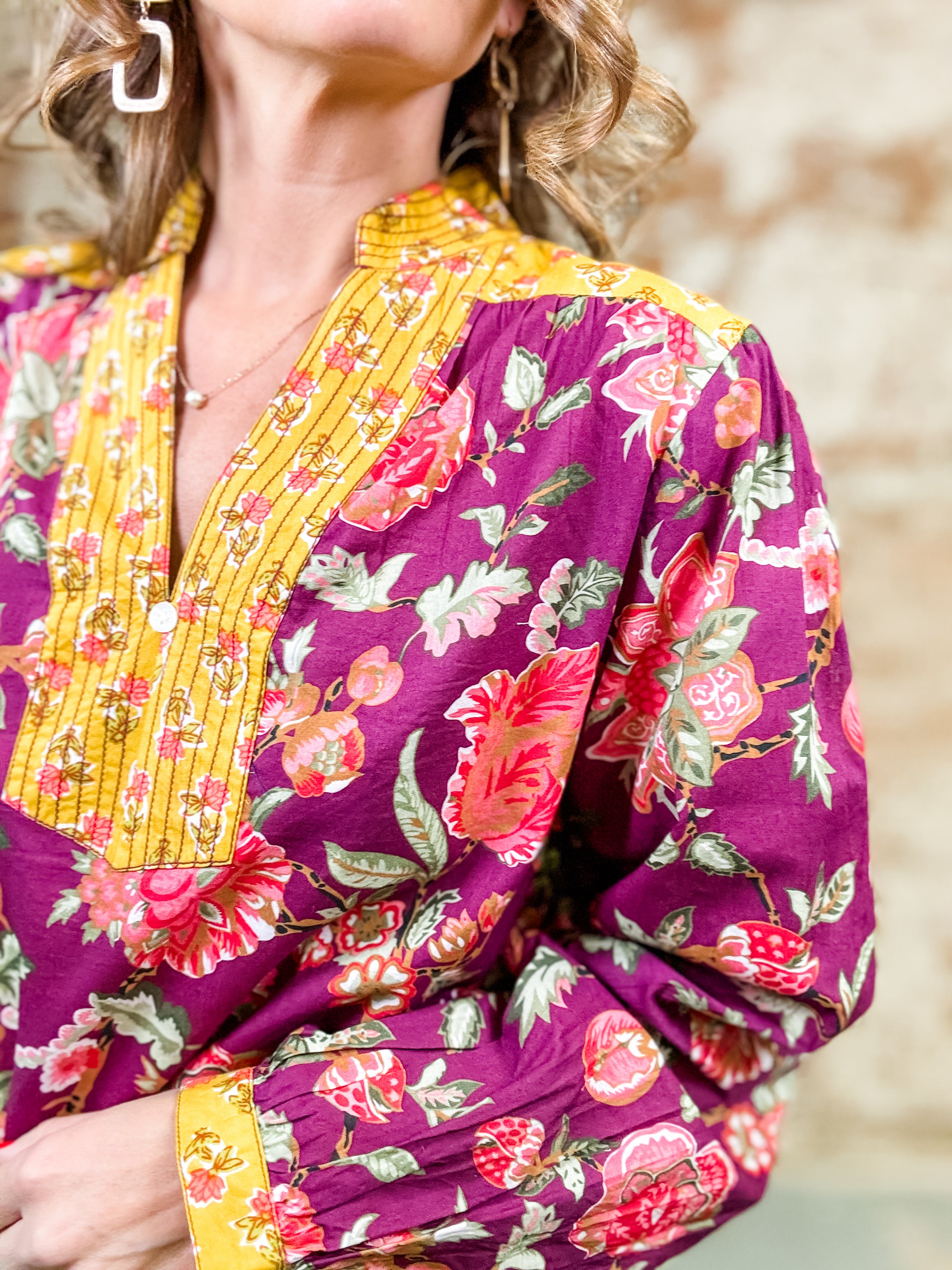 THML Novelle Placket Top