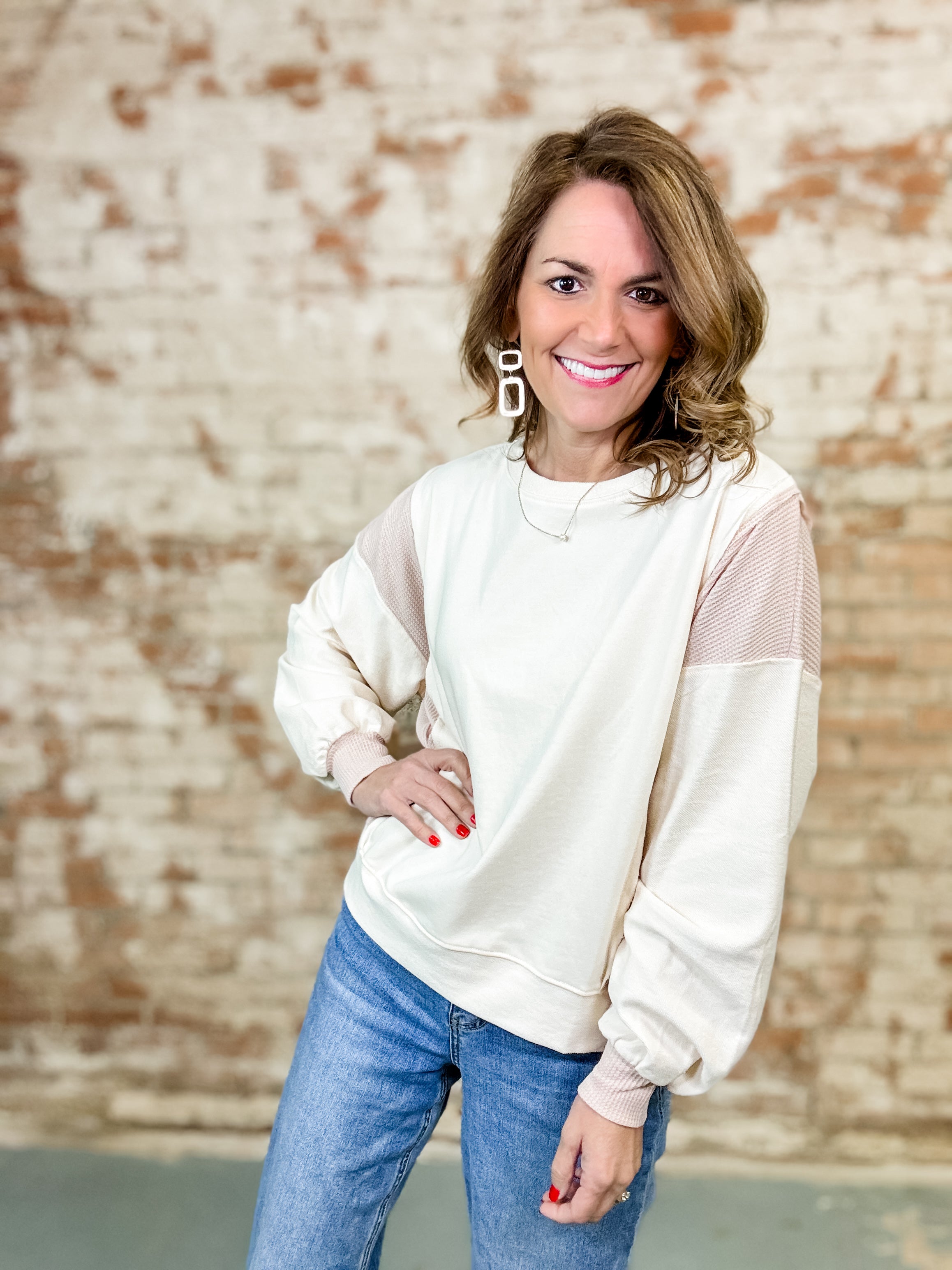 Calista Long Sleeve Pullover Top
