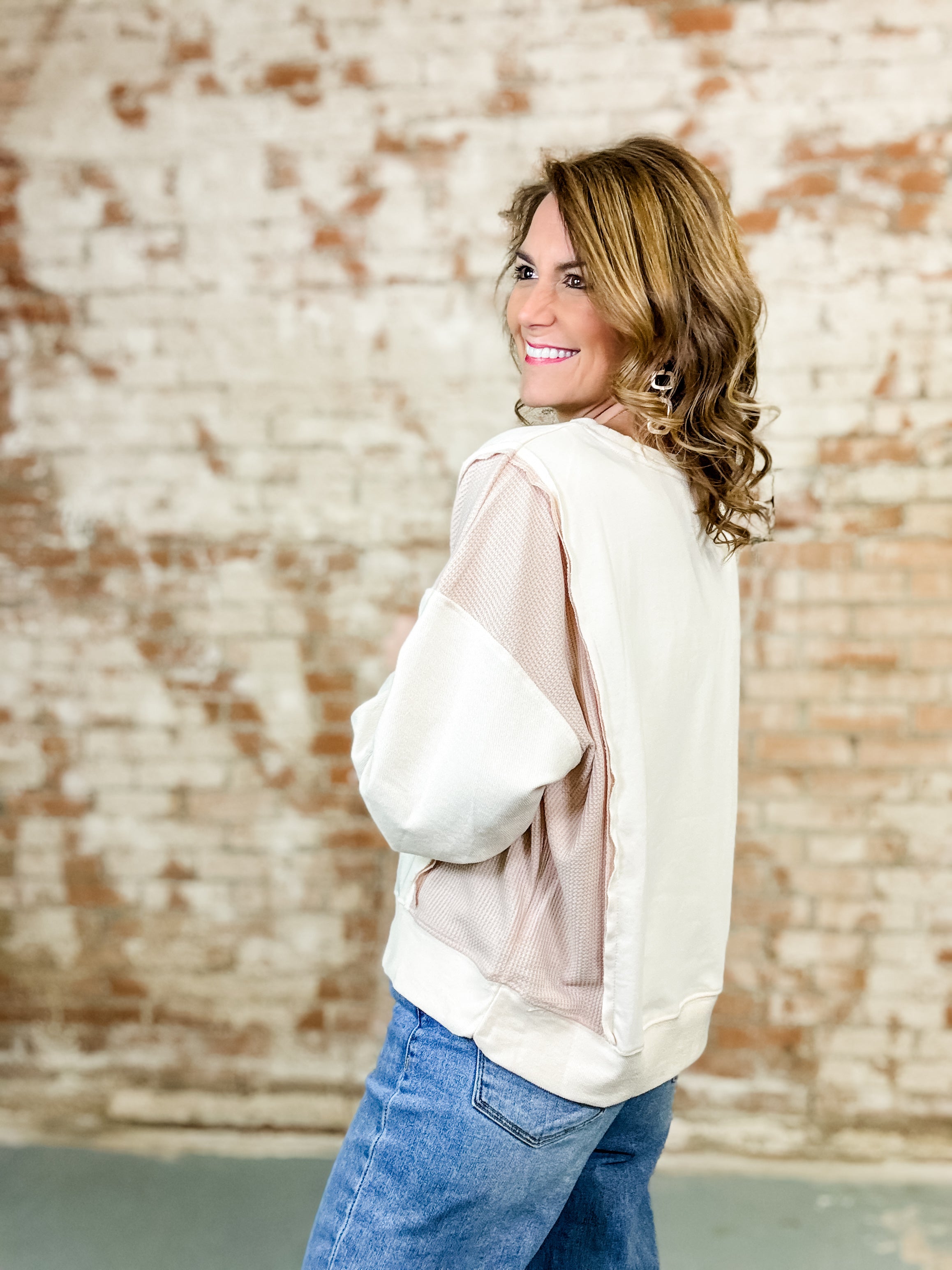 Calista Long Sleeve Pullover Top