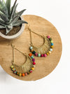 Henson Fabric Beaded Earrings