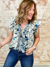 Ryann Ruffle Front Top