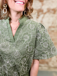 Astrid Floral Embroidered Top