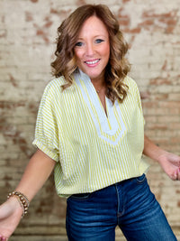 Hazel Striped Top