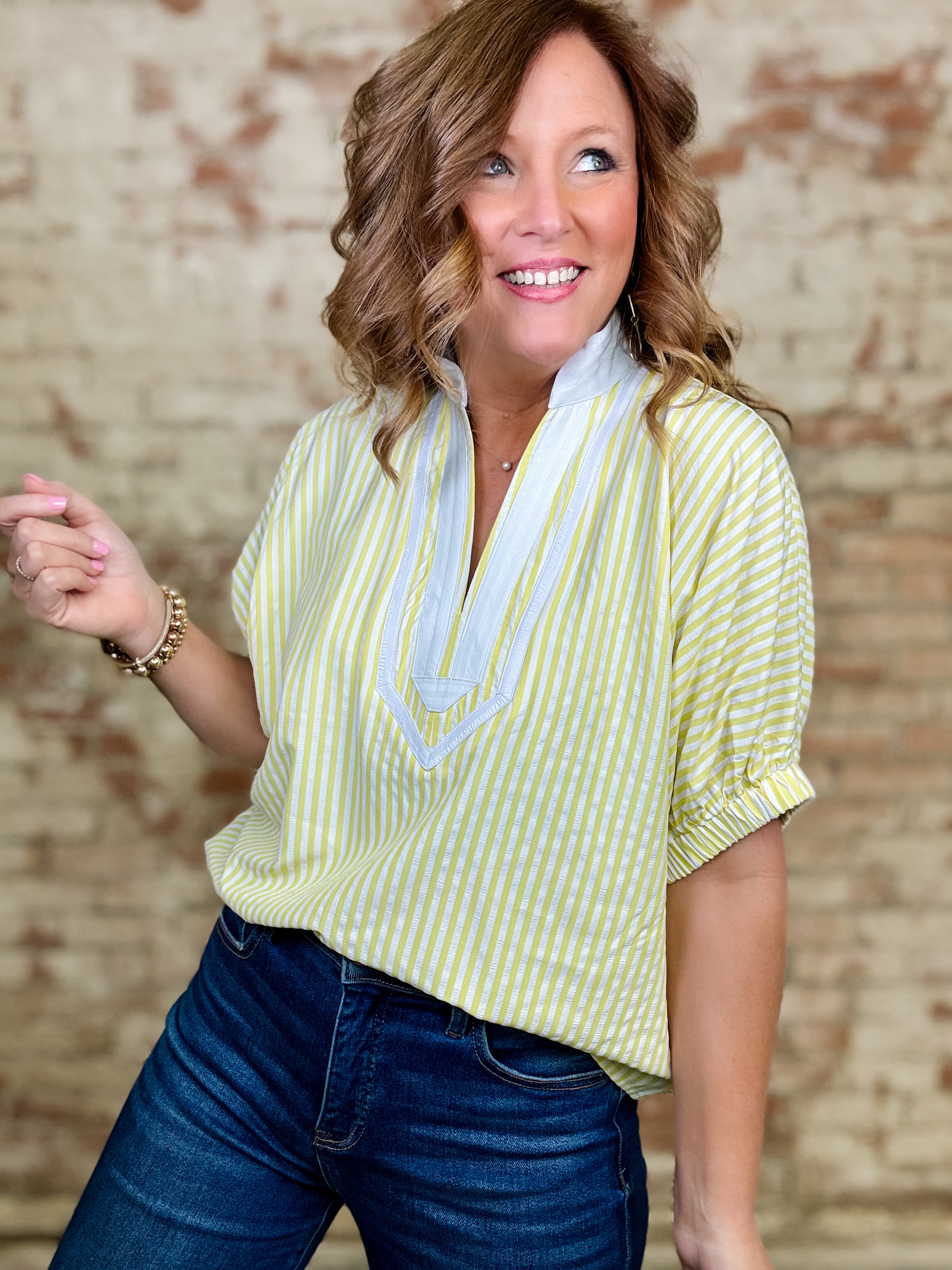 Hazel Striped Top