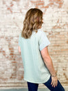 Brenda Gauze Button Front Top