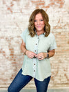 Brenda Gauze Button Front Top